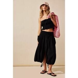 New Free People All The Things Set FREE-EST $128 SMALL Black